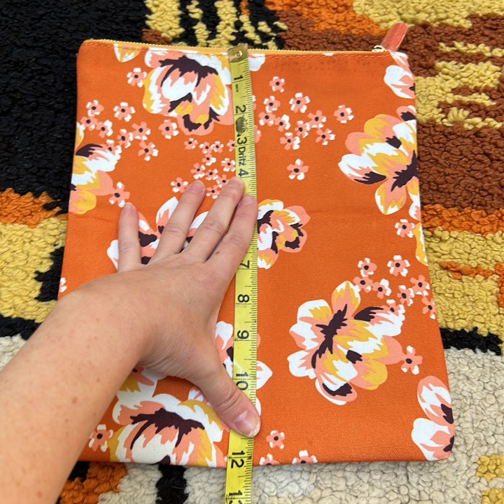 RACHEL PALLY, fold over, floral leather clutch!! - Picture 10 of 15